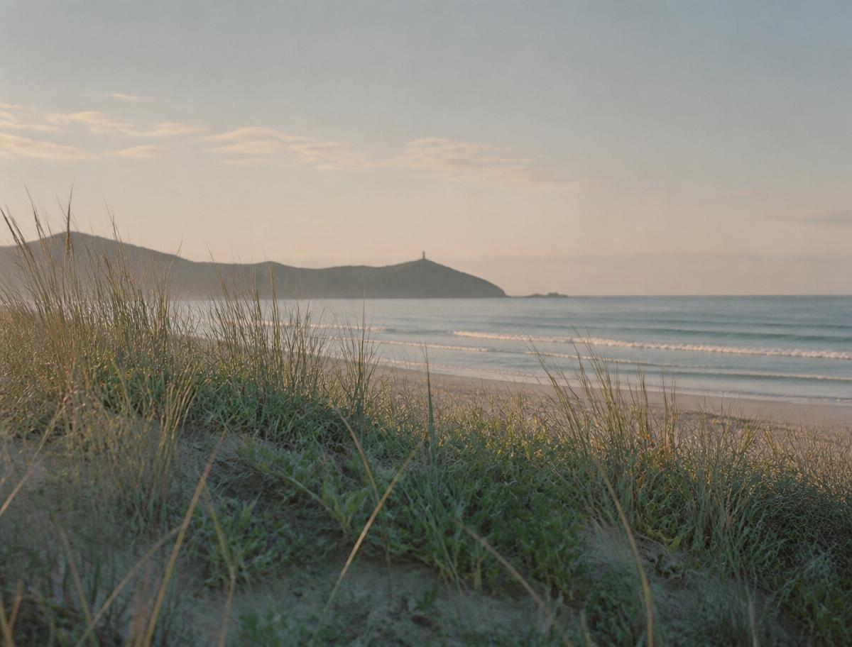 Coastline near Byron Bay in morning light